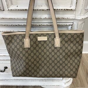 Gucci Brown Monogram Tote